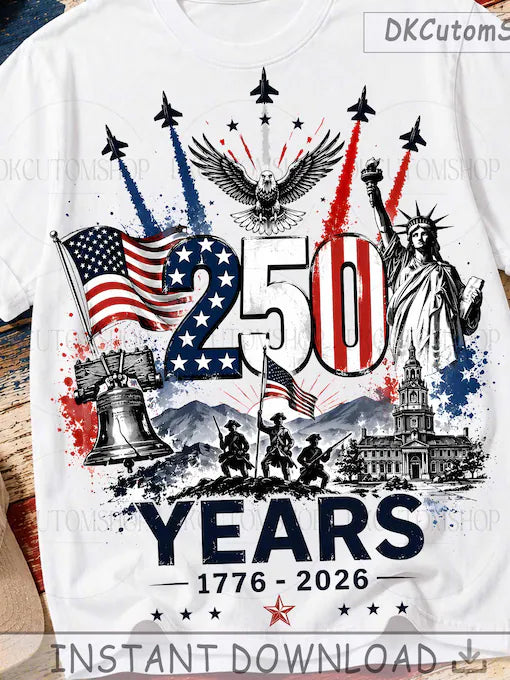 America 4th of July Tees 250 years