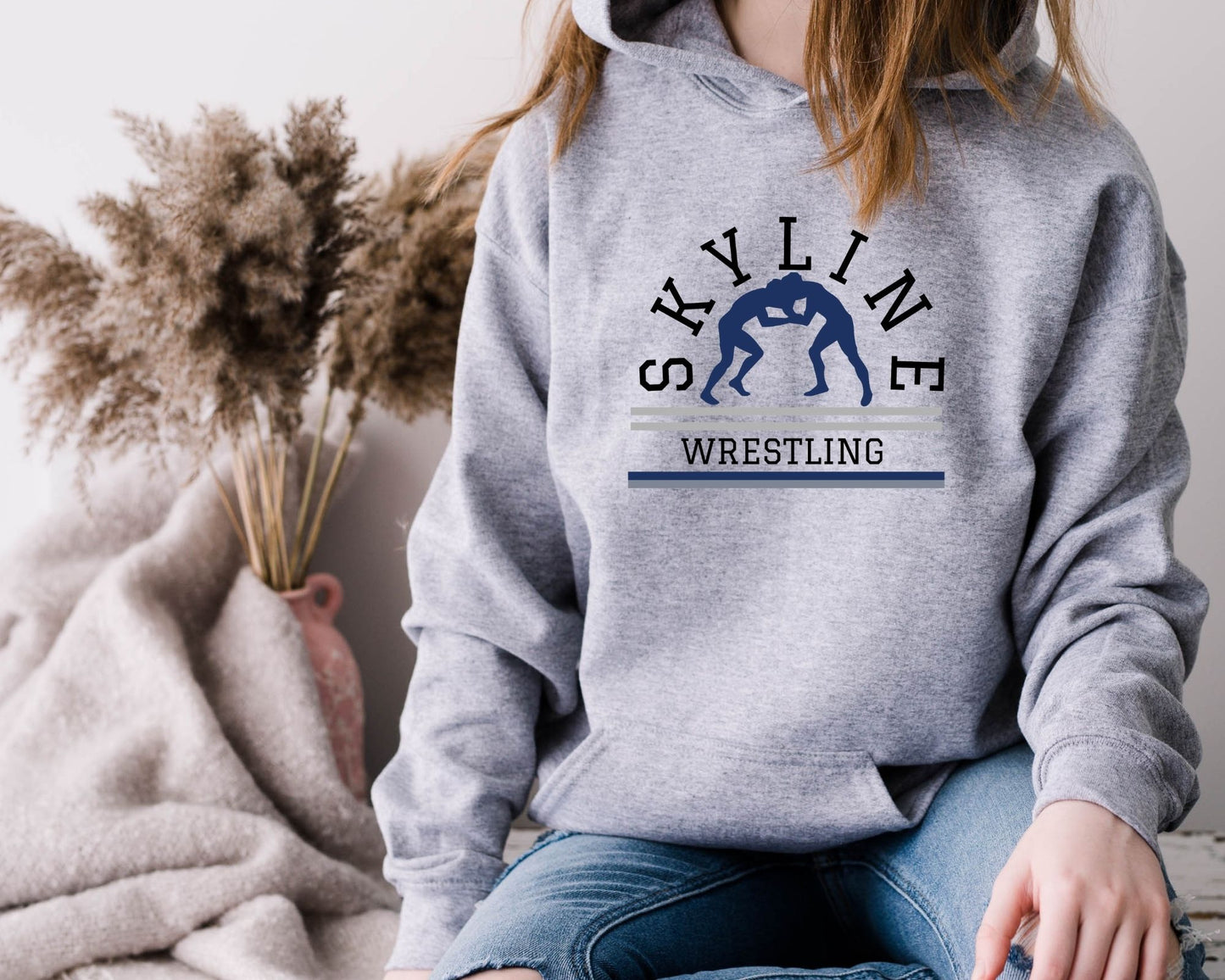 Unisex Skyline Wrestling Hoodies