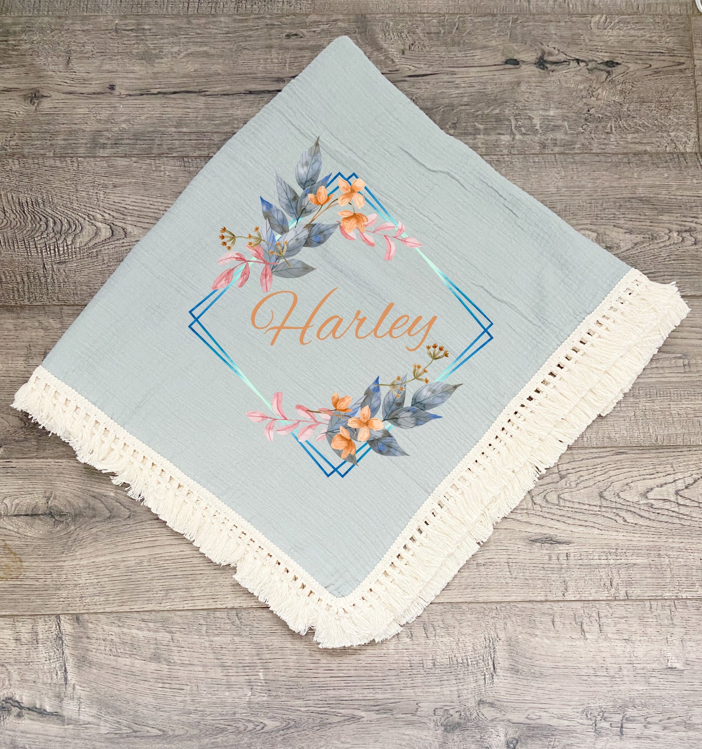 Custom Muslin Blankets