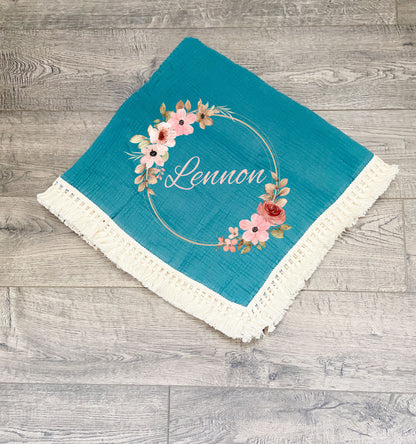 Custom Muslin Blankets